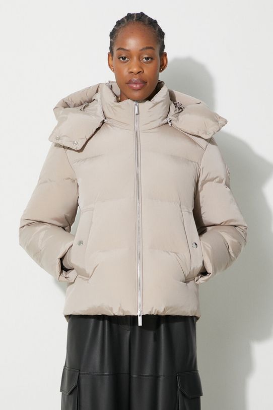Пухено яке Woolrich пух бежов CFWWOU0883FRUT1148