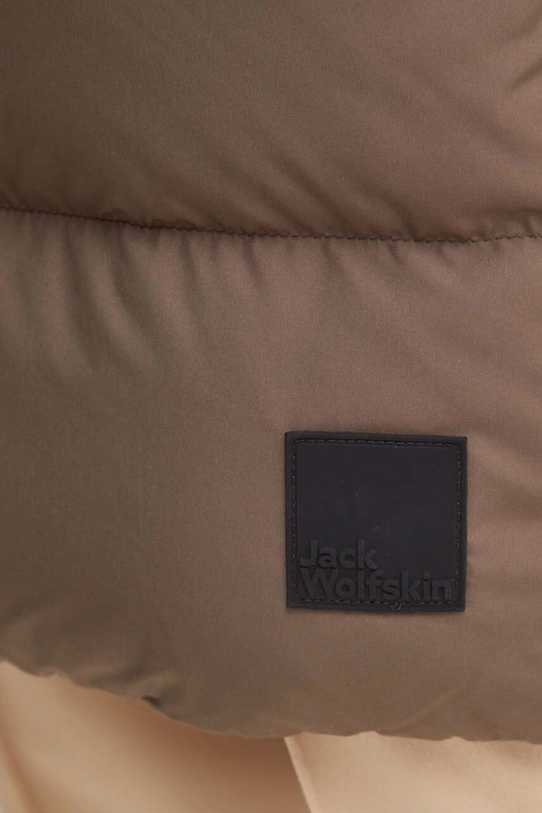 Jack Wolfskin kurtka puchowa 1204133 brązowy