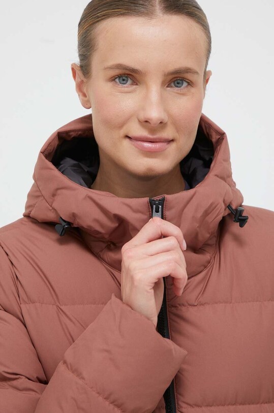 Péřová bunda Jack Wolfskin hnědá 1204133