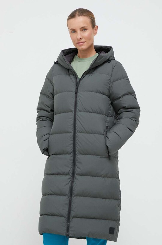 Pernata jakna Jack Wolfskin Planet friendly siva 1204133