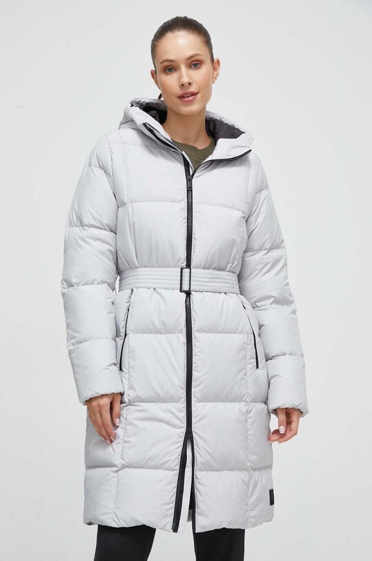 Páperová bunda Jack Wolfskin 1206132 sivá AW24