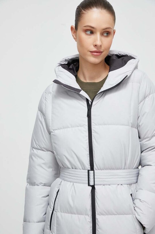 Μπουφάν με επένδυση από πούπουλα Jack Wolfskin γκρί 1206132