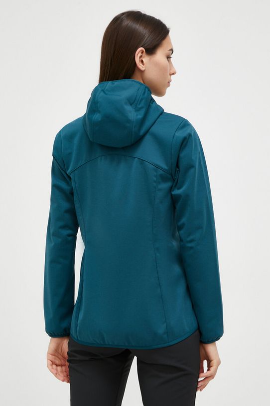 Ρούχα Μπουφάν Jack Wolfskin Windhain Hoody 1307481 τιρκουάζ