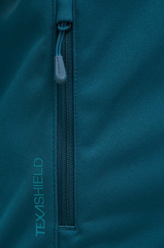 Μπουφάν Jack Wolfskin Windhain Hoody 1307481 τιρκουάζ