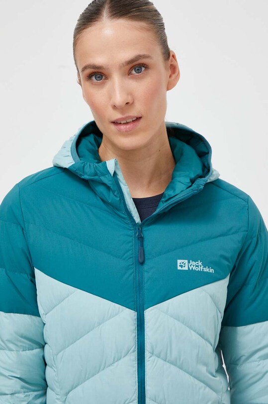 Ρούχα Πουπουλένιο αθλητικό μπουφάν Jack Wolfskin Tundra 1206642 τιρκουάζ