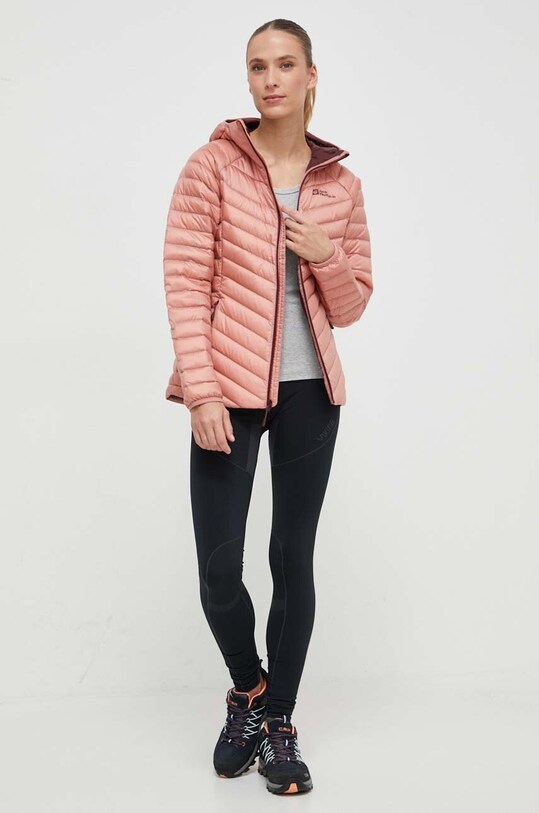 Jack Wolfskin kurtka sportowa puchowa Passamani pozostałe różowy 1207101