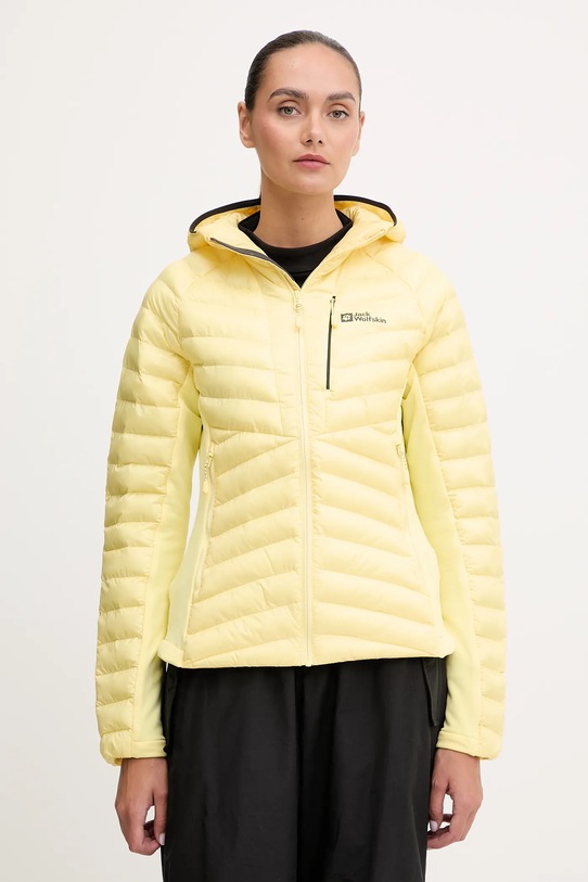 Αθλητικό μπουφάν Jack Wolfskin Routeburn Pro άλλο κίτρινο 1207192
