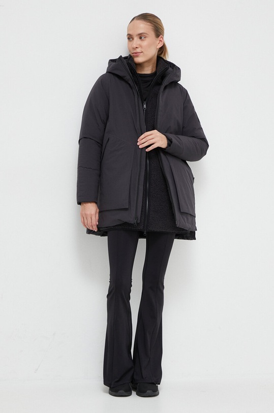 Αθλητική μπλούζα Jack Wolfskin 1708722 μαύρο AW24