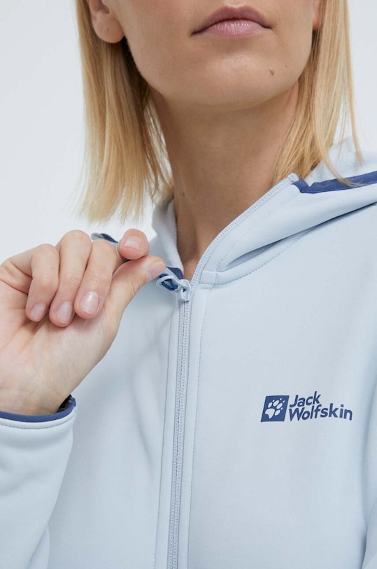Спортивная кофта Jack Wolfskin Baiselberg 1710772 голубой