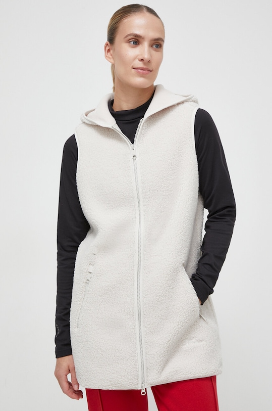 Αθλητικό γιλέκο Jack Wolfskin High Curl άλλο μπεζ 1711321