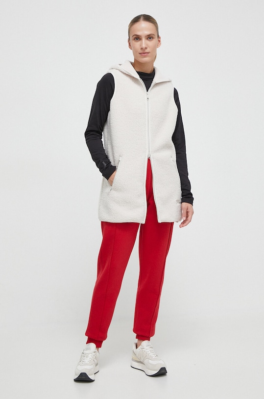 Αθλητικό γιλέκο Jack Wolfskin High Curl 1711321 μπεζ AW23