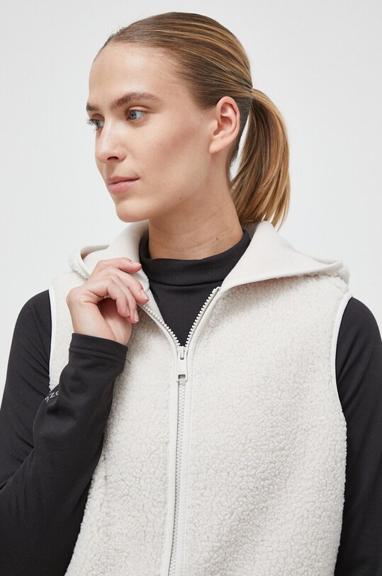 Αθλητικό γιλέκο Jack Wolfskin High Curl μπεζ 1711321