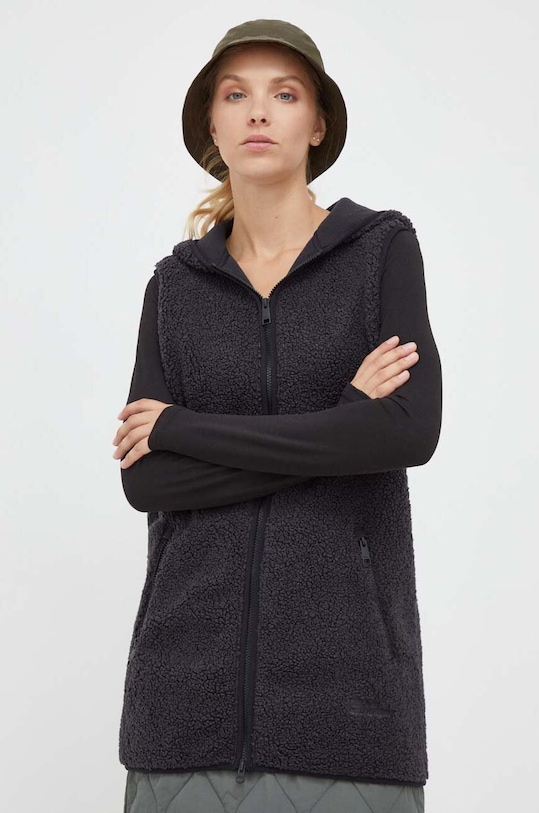 Jack Wolfskin bezrękawnik sportowy High Curl pozostałe czarny 1711321