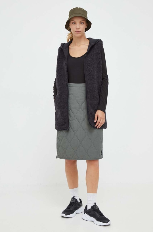 Jack Wolfskin bezrękawnik sportowy High Curl 1711321 czarny AW23