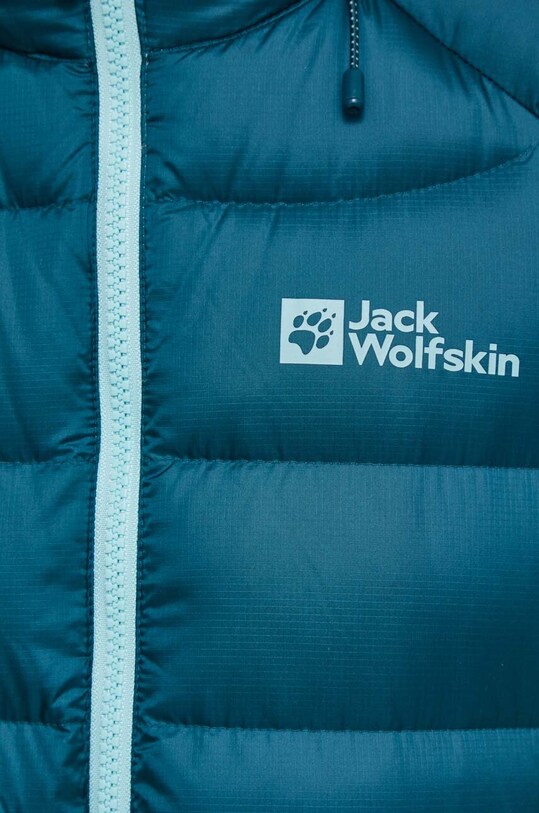 Jack Wolfskin kurtka sportowa puchowa Nebelhorn 1207091 turkusowy