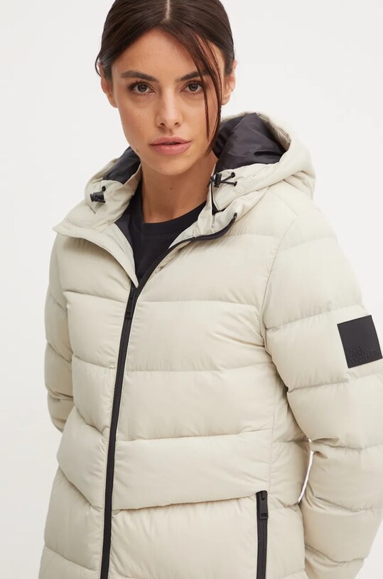Jack Wolfskin kurtka puchowa szary 1207471