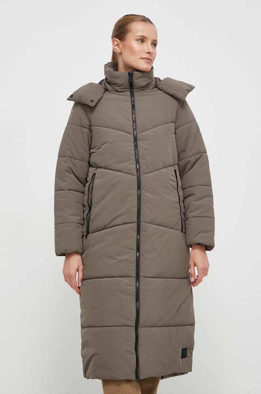 Jack Wolfskin geaca cu captuseala gri 1207481