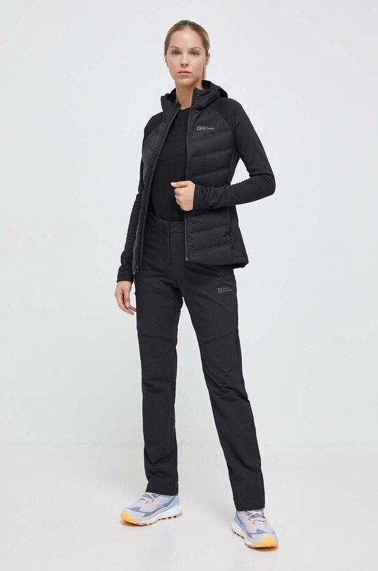 Μπουφάν Jack Wolfskin Tasman Hybrid 1711331 μαύρο AW23