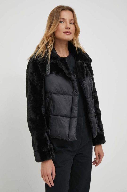 Bunda Dkny s podšívkou černá P3MCTS00