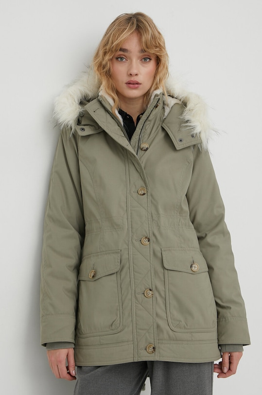 Hollister Co. parka pozostałe zielony KI344.3520.331