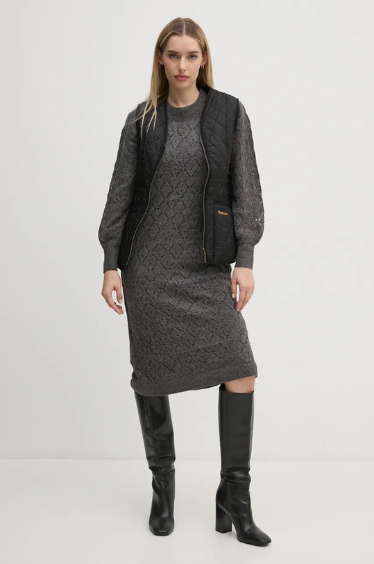 Barbour bezrękawnik Fleece Betty Liner LLI0003 czarny AA00
