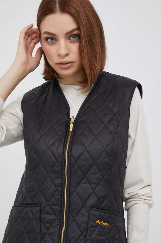 Barbour gilet reversibile nero LLI0013