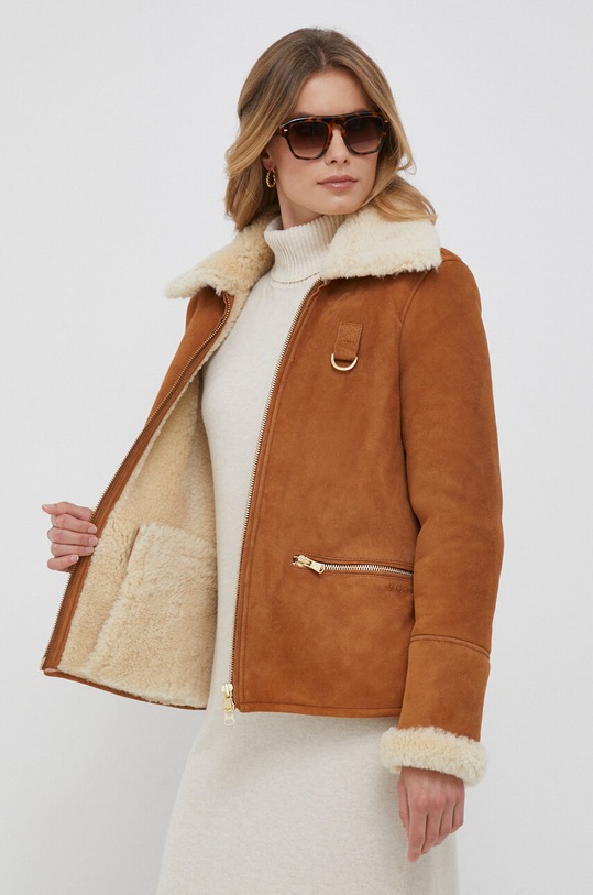 Barbour geaca din piele intoarsa LLT0083