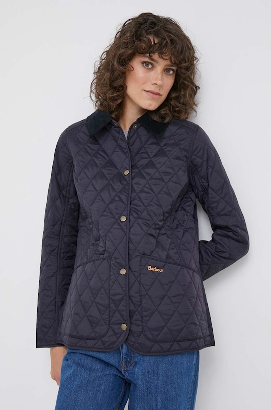 Bunda Barbour jemné zateplenie tmavomodrá LQU0475