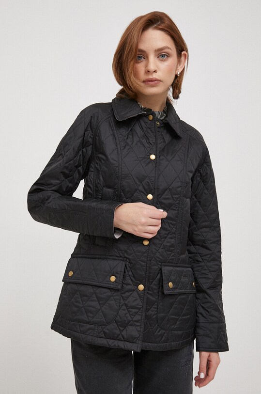 Barbour kurtka Beadnell Quilted Jacket czarny LQU0519