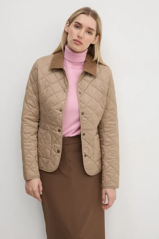 Bunda Barbour jemné zateplenie béžová LQU1012