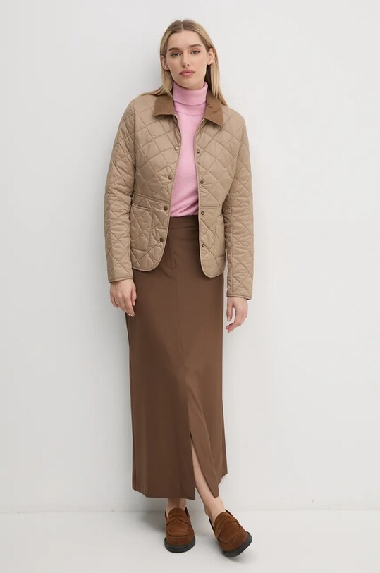Barbour rövid kabát LQU1012 bézs SS25
