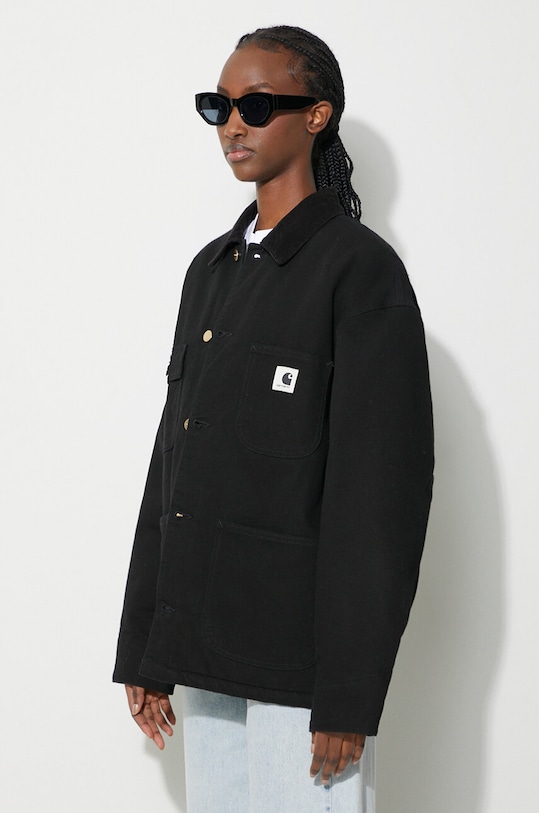 Джинсова куртка Carhartt WIP чорний I032235.00E02