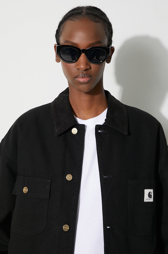 Джинсова куртка Carhartt WIP I032235.00E02 чорний