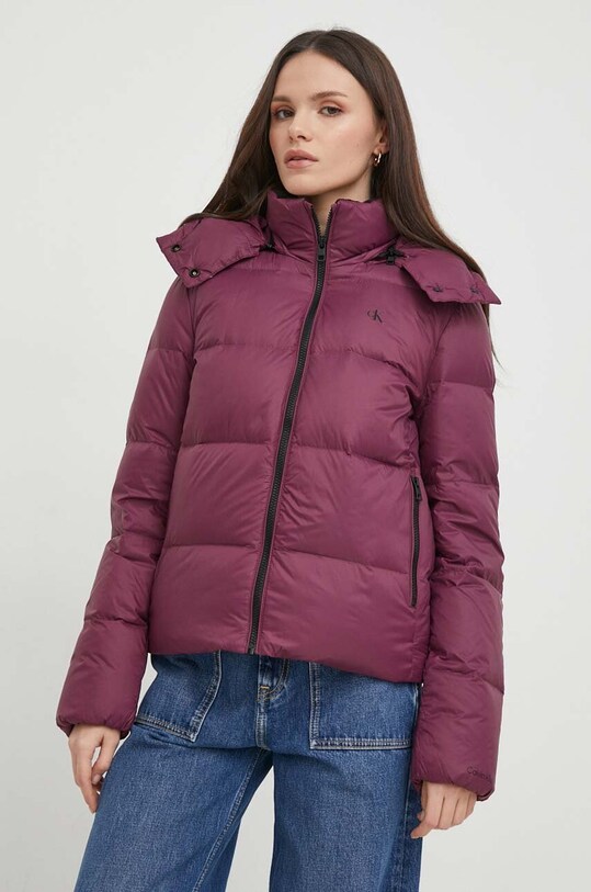 Calvin Klein Jeans kurtka puchowa J20J221646 fioletowy AW23