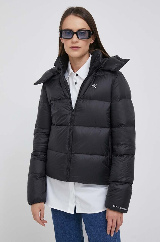 Calvin Klein Jeans kurtka puchowa pozostałe czarny J20J221646
