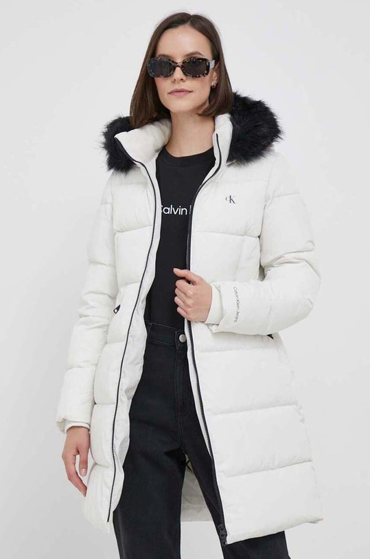 Calvin Klein Jeans kurtka pozostałe beżowy J20J221890