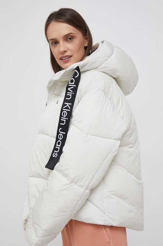 Μπουφάν Calvin Klein Jeans μπεζ J20J221901