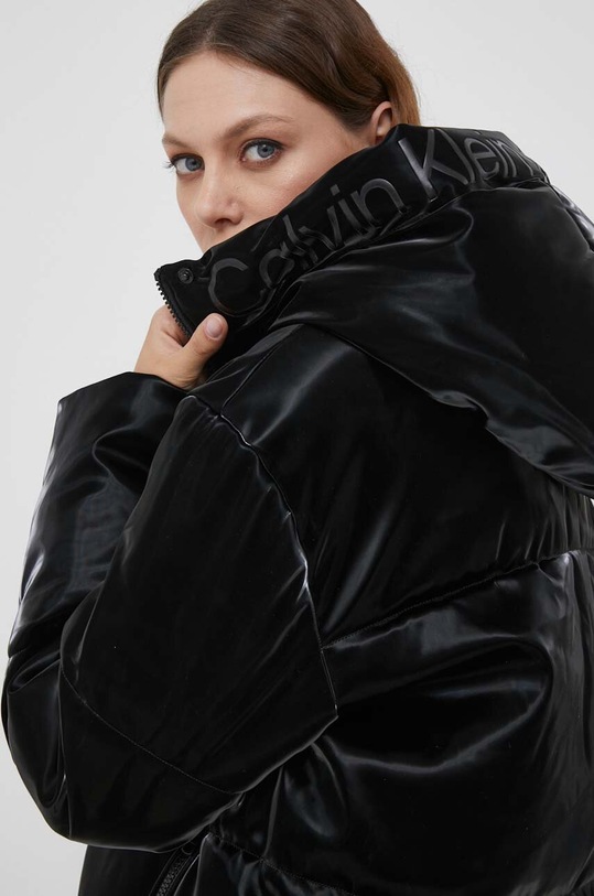 Bunda Calvin Klein Jeans s podšívkou černá J20J222173