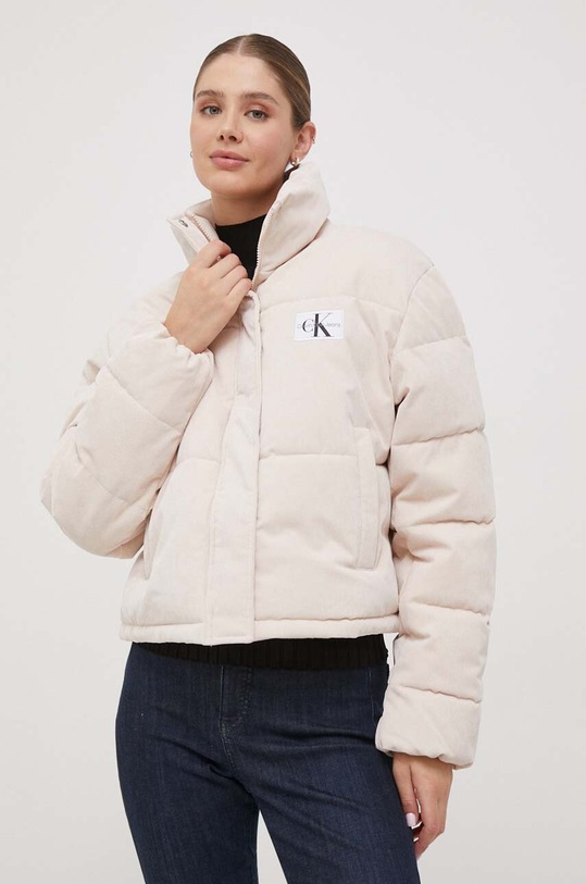 Μπουφάν Calvin Klein Jeans άλλο μπεζ J20J222244