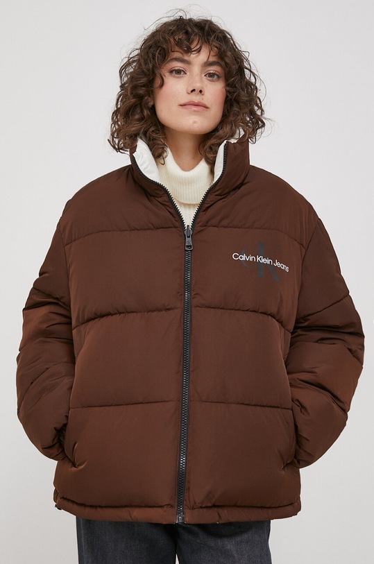 Μπουφάν δυο όψεων Calvin Klein Jeans μπεζ J20J222333
