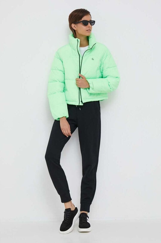 Bunda Calvin Klein Jeans J20J222340 zelená AW23