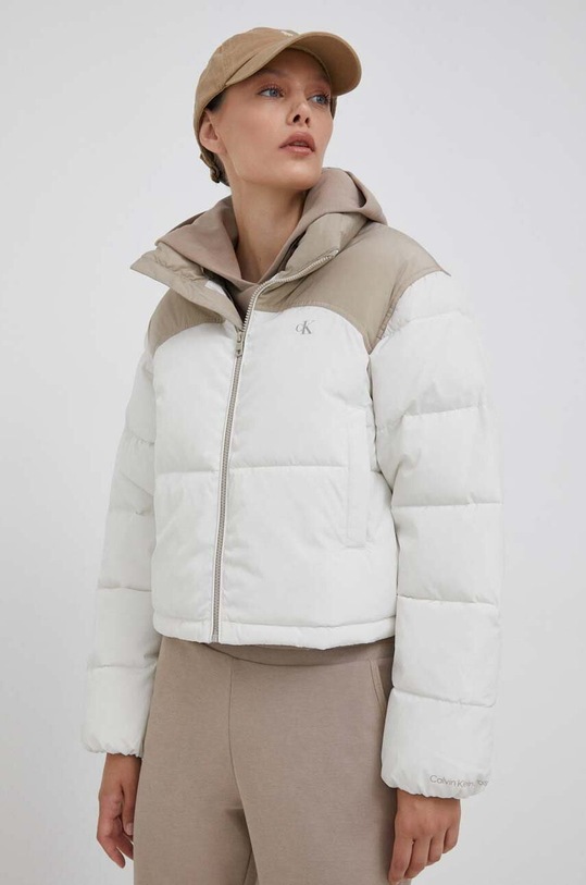 Яке Calvin Klein Jeans уголемена бежов J20J222340