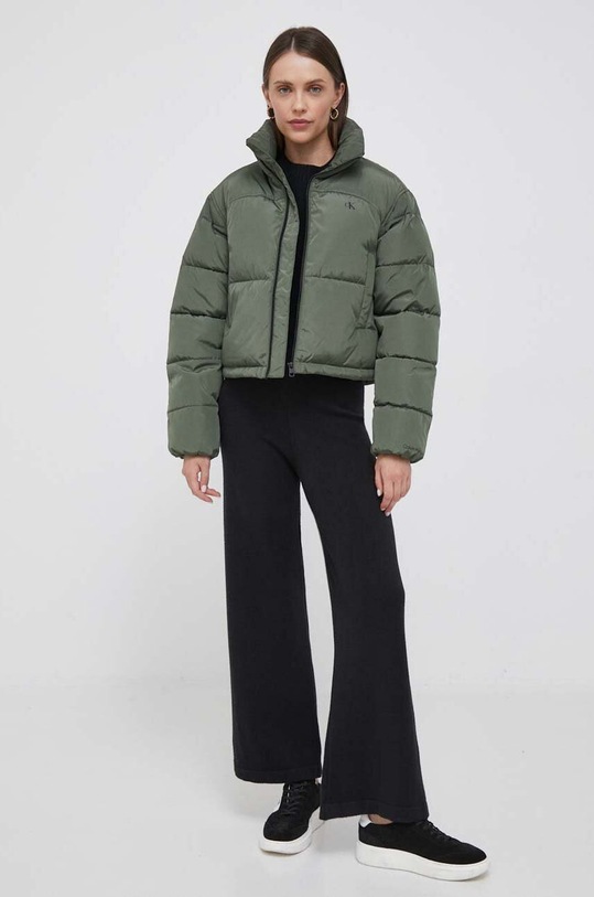 Calvin Klein Jeans kurtka J20J222340 zielony AW23