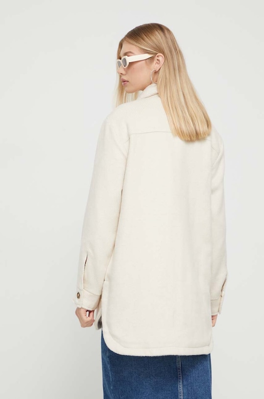 Ρούχα Μπουφάν από μίγμα μαλλιού Rip Curl 00XWJA μπεζ