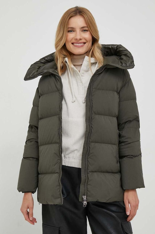 Μπουφάν με επένδυση από πούπουλα Hetrego Sloan άλλο πράσινο 8K690