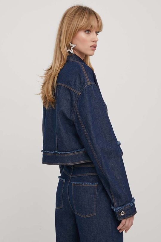 Îmbrăcăminte Stine Goya geacă din denim SG5273 bleumarin