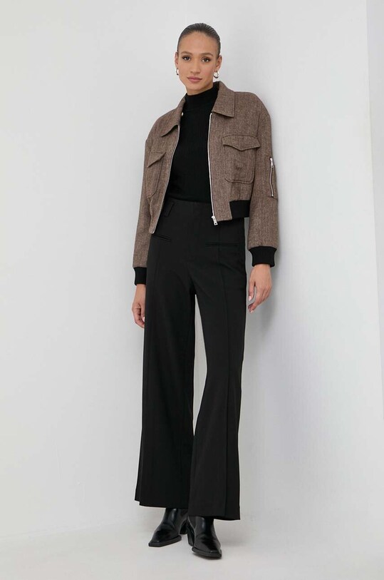 Miss Sixty geaca de lana 6T3MJ4170000 bej AW23