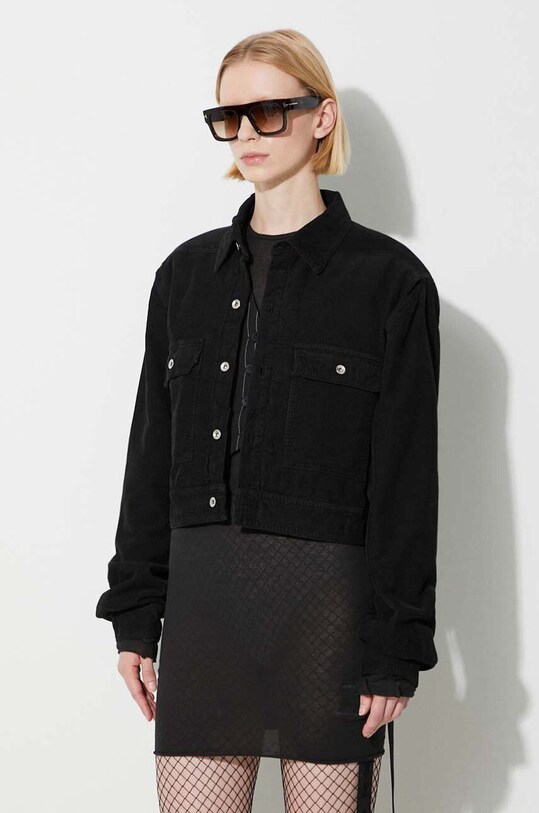 Куртка Rick Owens чорний DS02C5702.MC