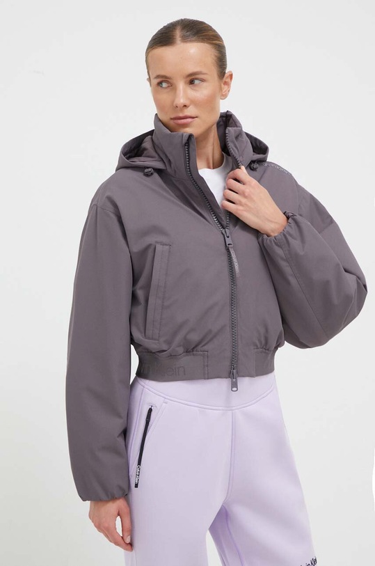 Calvin Klein Performance kurtka sportowa 00GWF3O506 fioletowy AW23