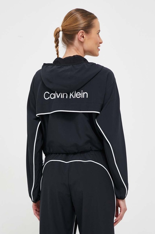 Вітровка Calvin Klein Performance з капюшоном чорний 00GWF3O508